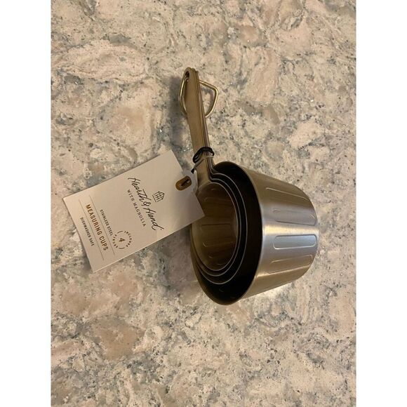 Hearth Hand Brass 4 Piece Measuring Cup Set - Picture 7 of 8